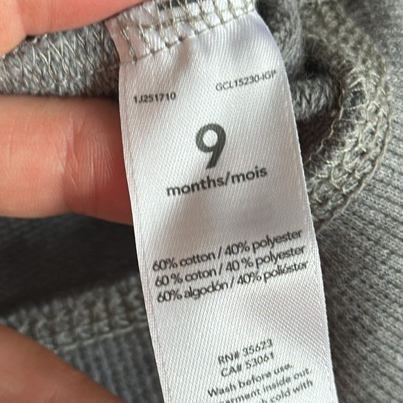 9M baby boy, tractor hoodie, and chickpea onesie, boom - Picture 4 of 7